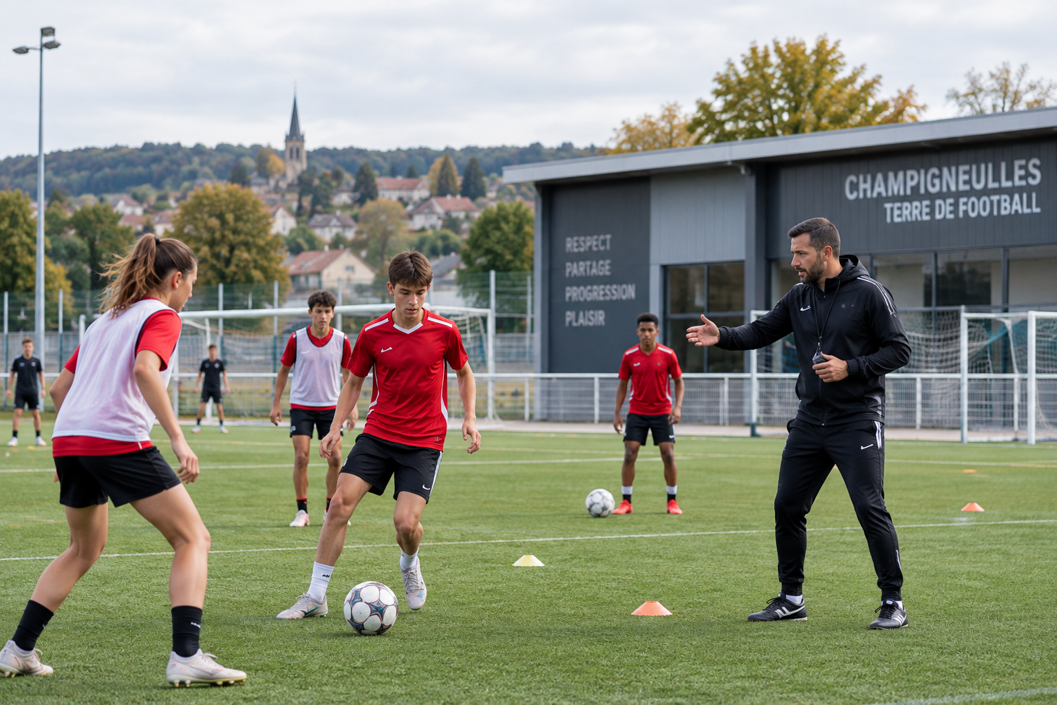 Terrain et entraînement collectif